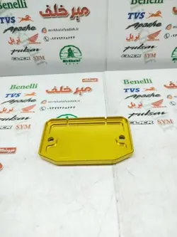 درب (قاب) مخزن پمپ روغن ترمز بالا اسپرت رنتال cnc موتور بنلی 250 تک سیلندر و 300 دوسیلندر و ریس زرد طلایی