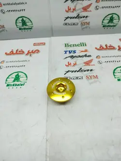 درب گیج (گژ) روغن اسپرت رنتال cnc موتور بنلی 250 تک سیلندر و 300 دوسیلندر زرد طلایی