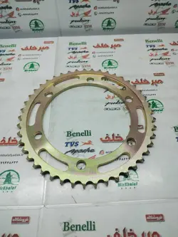 دنده (طبق) زنجیر چرخ عقب موتور فلات پرواز طرح crf سی ار اف کوچک