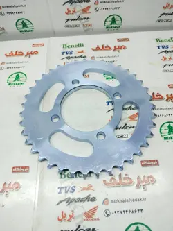 دنده (طبق) زنجیر چرخ عقب موتور هوندا 200 و باکسر (بوکسر) 125