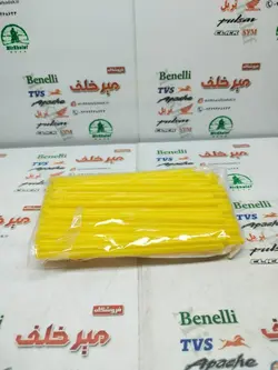روکش (نی) داخل اسپوک پره انواع موتورسیکلت زرد طلایی