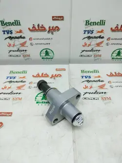 زنجیر کش (سفت کن) زنجیر تایم سیلندر موتور اپاچی 150 160 180 و پالس 180 ug3 (هندلی) و tvs راکس و نئو و پولسار سفید نقره ای (هندی)