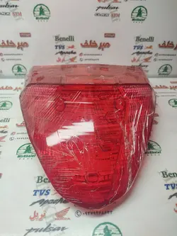 شیشه (طلق) خطر موتور tvs راکس جدید قرمز