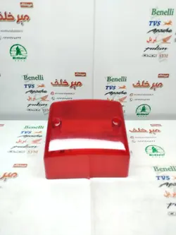 شیشه (طلق) خطر موتور تریل روان قدیم مربعی