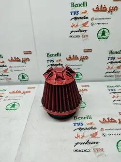 فیلتر (ابر) هواکش اسپرت انواع موتورسیکلت قرمز