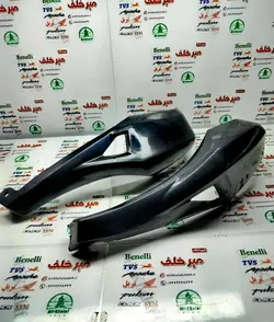 قاب دسته محافظ (فلاپ) موتور تریل فلات پرواز طرح crf سی ار اف مشکی (جفتی)