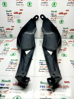 قاب دسته محافظ (فلاپ) موتور تریل فلات پرواز طرح crf سی ار اف مشکی (جفتی)