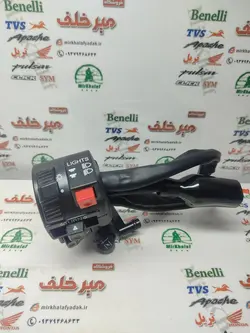 قلوه سوییچ سمت چپ بوق موتور تریل فلات پرواز طرح crf سی ار اف کاربرات (دسته ساسات دار)