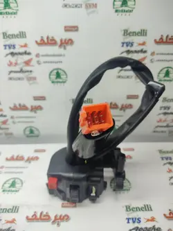 قلوه سوییچ سمت چپ بوق موتور تریل فلات پرواز طرح crf سی ار اف کاربرات (دسته ساسات دار)
