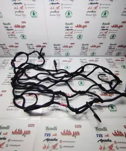 کش توری باک و کلاه انواع موتورسیکلت مشکی