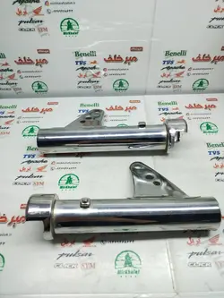 گوشواره اهن کشی چراغ جلو موتور هوندا نقره ای