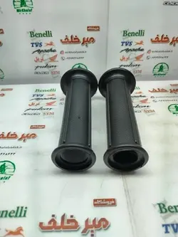 لاستیک سر دسته فرمان گاز و کلاچ چپ و راست با استخوانی موتور هوندا 200 وزنه خور