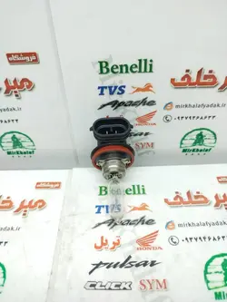 لامپ بلوری (چراغ) جلو پالس rs 200 ار اس نور بالا 2 دو لبه سمت راست