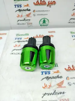 وزنه (محافظ) سر میله فرمان رنتال اسپرت انواع موتورسیکلت ته بسته سبز (جفتی)