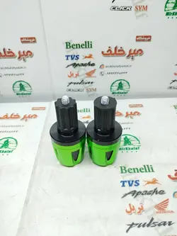 وزنه (محافظ) سر میله فرمان رنتال اسپرت انواع موتورسیکلت ته بسته سبز (جفتی)