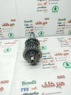 شافت (شفت) گیربکس دنده زنجیر ورودی کامل موتور بنلی 180 اصلی