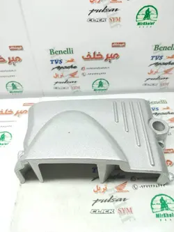 قاب کاور (فلاپ) درب دنده زنجیر جلو (خودرو) خورشیدی موتور پالس 180 200 220 ug4 نقره ای