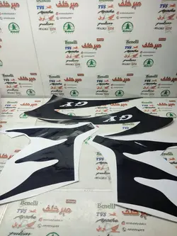 ارم (برچسب) کامل موتور تریل gy جی وای مشکی