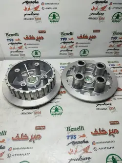 4 چهار شاخ کلاچ (دیسک) زیر و رو موتور تریل qm 250 کیو ام و پیشرو پارس (4 چهار پیچ)