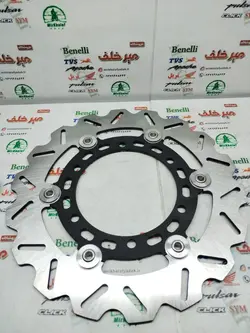 دیسک ترمز جلو موتور بنلی 250 تک سیلندر و 300 دوسیلندر قدیم و جدید نیوفیس و ریس اصلی