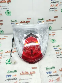 چراغ خطر عقب کامل موتور اپاچی 150 160 180 هندی