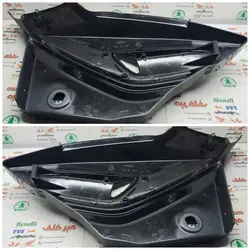 درب (قاب کاور فلاپ) بغل موتور پالس 180 200 220 و طرح پالس نقره ای هندی (جفتی)