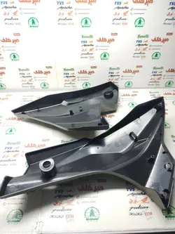 قاب (کاور فلاپ) اسپایلر (زیر انجین) موتور اپاچی 150 160 180 جدید نیوفیس طوسی مدادی شرکتی (جفتی)