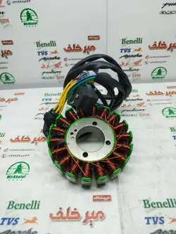 بوبین (دستگاه) سیم پیچی برق موتور هوندا و تریل (3 سیم زرد و 3 پیچ یک طرف) (18 بوبین)