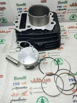 سیلندر و پیستون (پستان) کامل موتور پالس ls 135 ال اس (شرکتی)