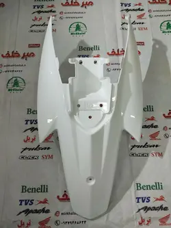 کنسول عقب قاب (کاور فلاپ دمی) درب بغل کامل موتور تریل فلات طرح ktm کی تی ام سفید
