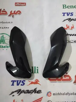 قاب (کاور فلاپ) بغل بلوری چراغ جلو موتور بنلی 150 جدید نیوفیس و 250 تک سیلندر جدید نیوفیس مشکی اصلی (سمت چپ)