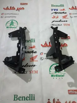 قاب (کاور فلاپ) مکمل لچکی بغل بلوری چراغ جلو موتور یاماها طرح ایروکس nvx جدید نیوفیس (سمت چپ)