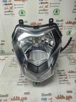 بلوری چراغ جلو کامل موتور بنلی 150 جدید نیوفیس و 250 تک سیلندر جدید نیوفیس اصلی
