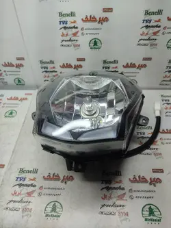 بلوری چراغ جلو کامل موتور بنلی 150 جدید نیوفیس و 250 تک سیلندر جدید نیوفیس اصلی