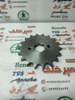 دنده (طبق) زنجیر جلو موتور تریل گلد رادیسون و gy جی وای و هوندا (18 دندانه)