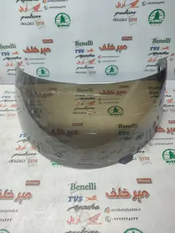 شیشه (طلق) کلاه کاسکت ایمنی موتور سیکلت ساده فک دار دودی