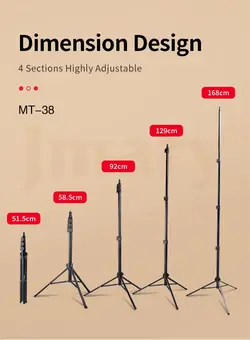 سه پایه دوربین جیماری مدل MT-38