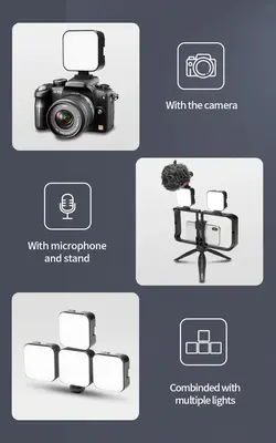 نور ثابت ال ای دی جیماری مدل FM-48R