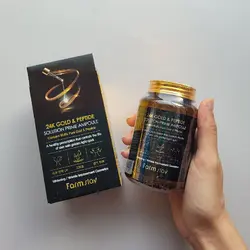 آمپول چند کاره کلاژن ساز طلا 24 عیار فارم استی