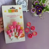 کاتر فشاری 5 تایی خارجی قلب دایره دکمه ستاره گل پنج برگ