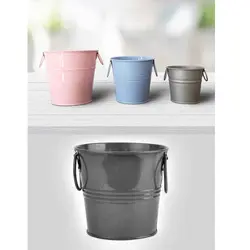 پتینه کاری روی سطل فلزی