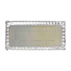 دیس رستورانی 36*18 نقره‌ای