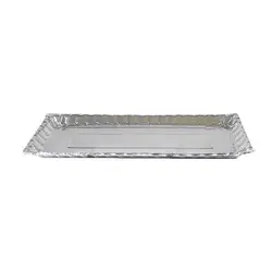 دیس رستورانی 36*18 نقره‌ای