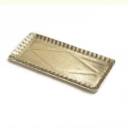 دیس مستطیل 14*28 طلایی