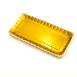 دیس مستطیل 14*28 طلایی