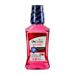 دهانشویه بزرگسال حساس (Red Guard) برند لایف گارد LIFE GUARD 🇨🇭 با حجم 270 میلی لیتر کپی