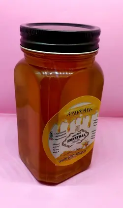 عسل طبیعی شهد خالص بدون تغذیه ظرف شیشه ای 700گرمی