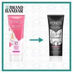 فوم شستشو صورت پوندز مدل(روشن کننده) FOAM POND'S BRIGHT BEAUTY