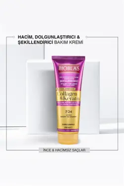 ماسک مو بعد حمام بیوبلاس24/7  Bioblas hair Mask Collagen&amp;Keratin