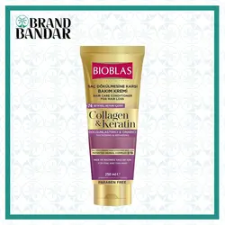 ماسک مو داخل حمام بیوبلاس  Bioblas hair Mask Collagen&amp;Keratin